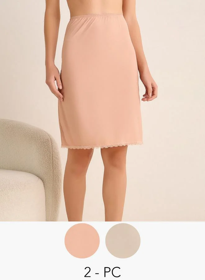 سبلاش فيڤ Set of 2 - Lace Trim Shaping Skirt